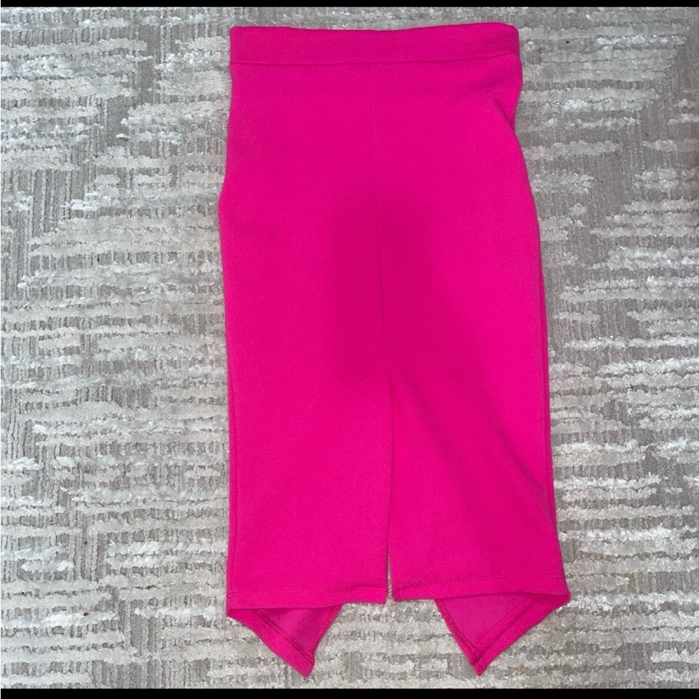 Mandee Hot Pink Pencil Skirt